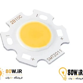 تصویر LED COB سفید مهتابی 10W-300mA مدل 2B10C 