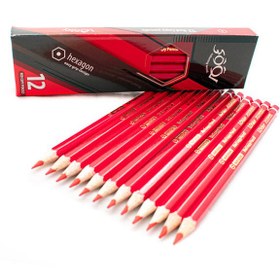 تصویر مداد قرمز ۱۲ عددی لوکی 