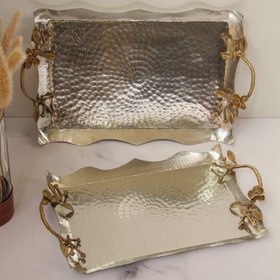 تصویر سینی تارا تمام سفید 