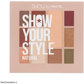 تصویر پالت سایه چشم 10 رنگ پاستل سری Show your Style Eye shadow palette of 10 pastel colors, Show your Style series