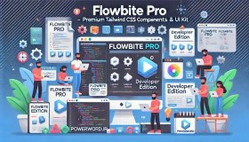 خرید و قیمت Flowbite Pro Developer Edition پکیج کامل UI برای توسعه سریع ...