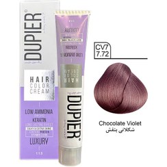 تصویر رنگ مو دوپیر شکلاتی بنفش شماره 7.72 حجم 100 میلی لیتر 