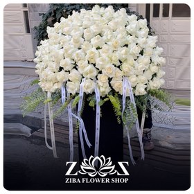 تصویر دسته گل VIP رز سفید 