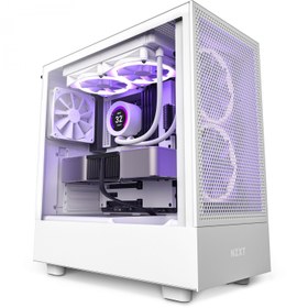 تصویر کیس ان زد ایکس تی NZXT H5 Flow - White 