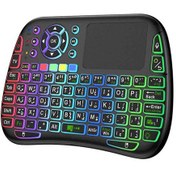 تصویر کیبورد بی سیم پرودو مدل PD-MWKTC-BK با تاچ پد 