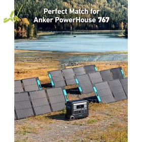 تصویر پنل شارژ خورشیدی قابل حمل 100وات انکر مدل Anker 625 Anker 625 solar panel series6 100w