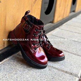 تصویر نیم بوت A338B KK زرشکی 