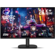 تصویر مانیتور گیمینگ کولر مستر GA25FC سایز ۲۵ اینچ IPS Full HD ۱۲۰ هرتز 