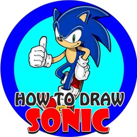 تصویر کتاب How To Draw Sonic The Hedgehog: An Awesome Coloring Book that let kids learn to draw step to step characters of Sonic The Hedgehog. 