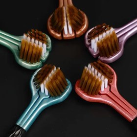 تصویر مسواک سه بعدی - پک 5 عددی 3D toothbrush