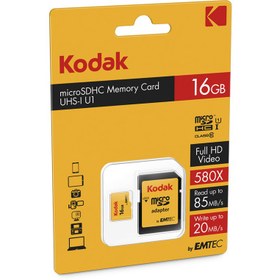 تصویر رم اس دی ۱۶ گیگ کداک Kodak UHS-I U1 ا Kodak UHS-I U1 16GB SDHC Memory Card Kodak UHS-I U1 16GB SDHC Memory Card