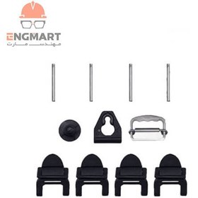 تصویر ست بند و یراق سیلیکونی یدکی ماسک اسپاسیانی مدل TR2002 رنگ زرد 