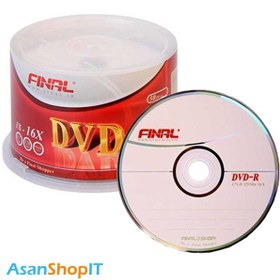 تصویر دی وی دی خام فاینال مدل DVD-R بسته 50 عددی Final DVD-R Pack of 50