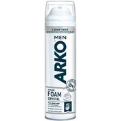 تصویر فوم اصلاح آرکو من مدل CRYSTAL حجم 200 میلی لیتر ا ARCO men CRYSTAL shaving foam, volume 200 ml ARCO men CRYSTAL shaving foam, volume 200 ml