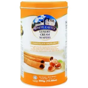 تصویر شوکورول شکلات فندوق وایت کسل 300 گرم | White castle (CHOCOLATE HAZELNUT) 