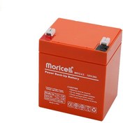 تصویر باتری 12 ولت موریسل مدل 4.5 آمپر Morisel 12volt model 124.5 battery