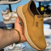 تصویر کفش مردانه چرم اسپرت مدل SP183TN رنگ عسلی 