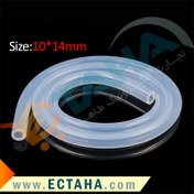 تصویر شیلنگ سیلیکون نسوز سایز ۱۴x۱۰ 