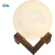 تصویر آباژور سنگ نمک مدل گوی قطر 14 سانتی متر Ball model salt rock lampshade