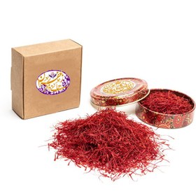 تصویر زعفران سوپرنگین صادراتی نیم مثقال خاتم - نیم مثقال معادل 2.3 گرم Saffron Super Negina Export Grade