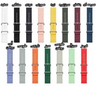 تصویر بند ساعت هوشمند سیلیکونی طوسی 