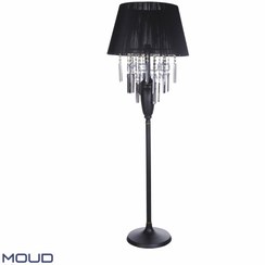 تصویر آباژور کنار سالنی آتریسا مشکی (موعود) فیلم طریقه کریستال زدن آباژور ایستاده در توضیحات 