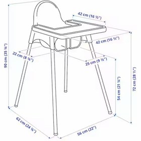تصویر صفحه صندلی کودک ایکیا ANTILOP 