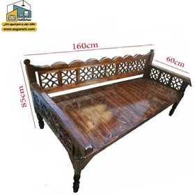 تصویر تخت سنتی سه نفره CSP48 
