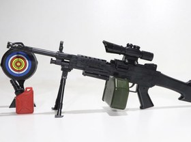 تصویر تفنگ تیر ژله ای M249 