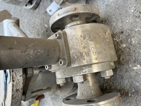 تصویر شیر توپی 2 اینچ RTJ دسته بلند دو تیکه ریس فیس کلاس 600 SAET PEEK BALL CF8M BODY F316/F316L BALL VALVE 2" #600 RTJ BODY F316/F316L BALL CF8M SEAT PEEK