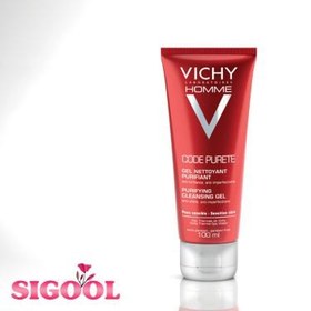 تصویر شوینده صورت “ویشی VICHY Homme Code Purete 