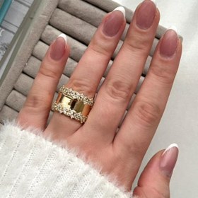 تصویر انگشتر طرح طلا 