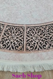 تصویر پادری گرد طرح فانتزی حاشیه‌دار کد C06 