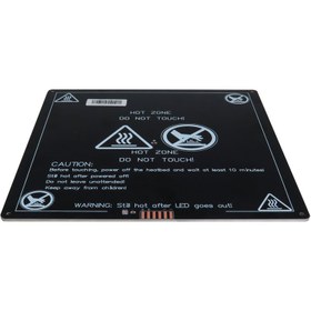 تصویر هیت بد ( PCB Heated Bed ) تمام آلمینیومی MK3 ویژه پرینترهای سه بعدی 