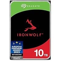 تصویر Seagate IronWolf 10TB NAS هارد دیسک داخلی - 3.5 اینچ SATA 6Gb / s 7200 RPM 256MB حافظه پنهان RAID Network Attached Storage Home Servers - Packet Free Frustration (ST10000VN0004) Seagate IronWolf 10TB NAS Internal Hard Drive HDD – CMR 3.5 Inch SATA 6Gb/s 7200 RPM 256MB Cache for RAID Network Attached Storage (ST10000VNZ004)