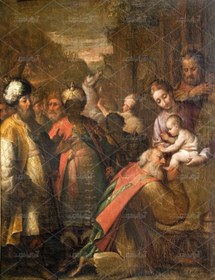 تصویر عکس با کیفیت نقاشی رنسانسی ار حضرت عیسی 