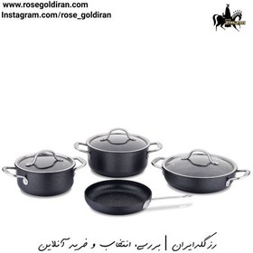 Korkmaz Bella Azura 8 Piece Cookware Set