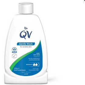 تصویر ژل شستشو صورت و بدن کیووی Gentle Wash QV