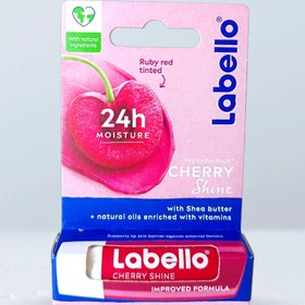 تصویر بالم لب لبلو مدل آلبالو labello cherry lip balm