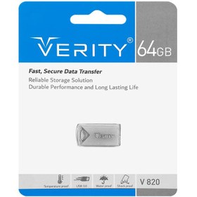 تصویر فلش 64 گیگ وریتی Verity V820 USB3.0 ا Verity V820 64GB USB 3.0 Flash Drive Verity V820 64GB USB 3.0 Flash Drive