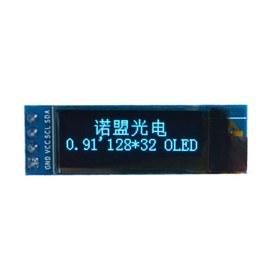 تصویر OLED 0.91 inch OLED Module Blue 128x32 IIC / SSD1306 