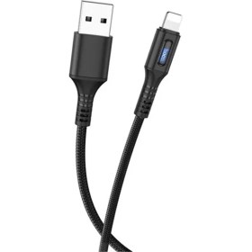 تصویر کابل شارژ هوکو مدل U79 با سری لایتنینگ HOCO U79 Admirable smart power off charging data cable for Lightning