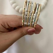 تصویر النگو طلا روس طرح طلا رنگ ثابت 