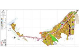 تصویر عنوان نقشه :کاربری اراضی در وضع پیشنهادی شهر کوپن 