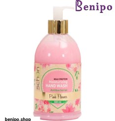 تصویر مایع دستشویی آنتی باکتریال کرمی مرطوب کننده مدل پینک فلاور 500 میل 