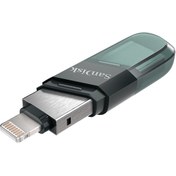 تصویر فلش مموری سن دیسک مدل iXpand Flash Drive Flip ظرفیت 256 گیگابایت SanDisk IXpand Flash Drive Flip Flash Memory - 256GB