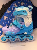 تصویر اسکیت السا و آنا با لوازم کلاه و ساک 