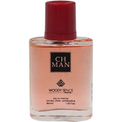 تصویر عطر ادوپرفیوم مردانه وودی سنس مدل CH Man حجم ۳۰ میلی لیتر خنک تلخ 