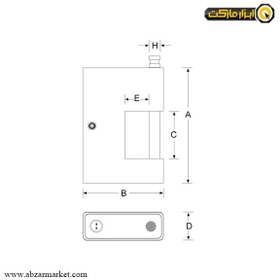 تصویر قفل کتابی S1000 پارس - PARS قفل کتابی S1000 پارس - PARS