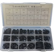 تصویر بسته کامل اورینگ لوله‌ها برای انواع کمپرسور کولر خودرو از هر سایز 10 عددی 